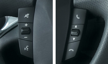Iveco Daily - Steering wheel remote buttons
